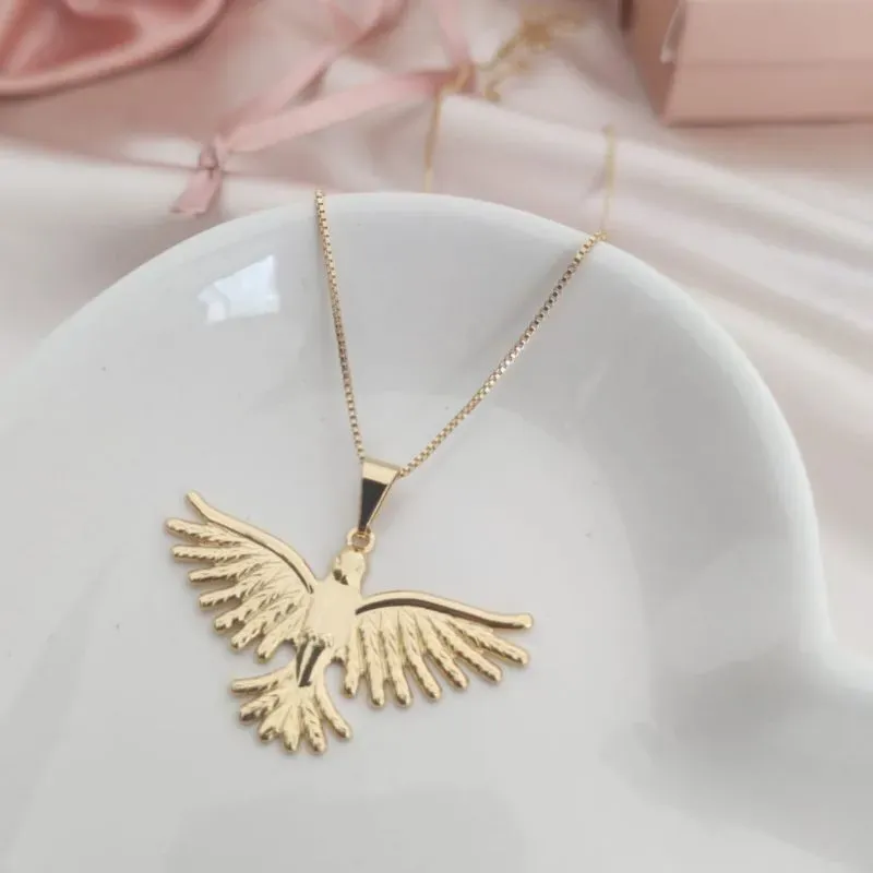 COLAR VENEZIANA PINGENTE ESPIRITO SANTO