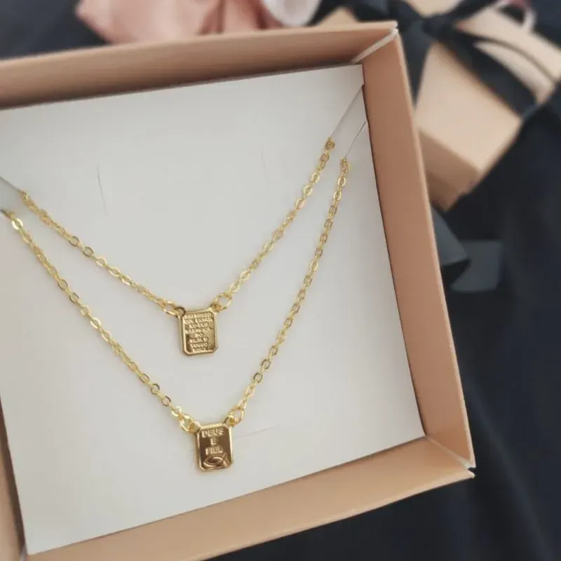 ESCAPULARIO ELO PORTUGUES COM FRASE DEUS É FIEL