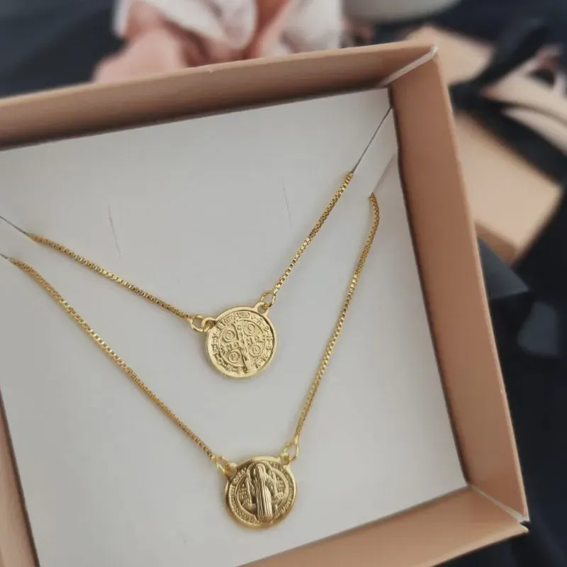 ESCAPULÁRIO PLACA DE SÃO BENTO