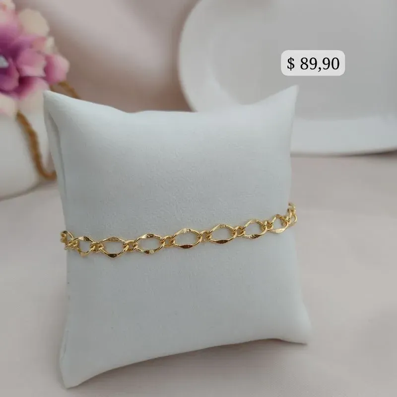 PULSEIRA EM ELOS TORCIDO LISOS