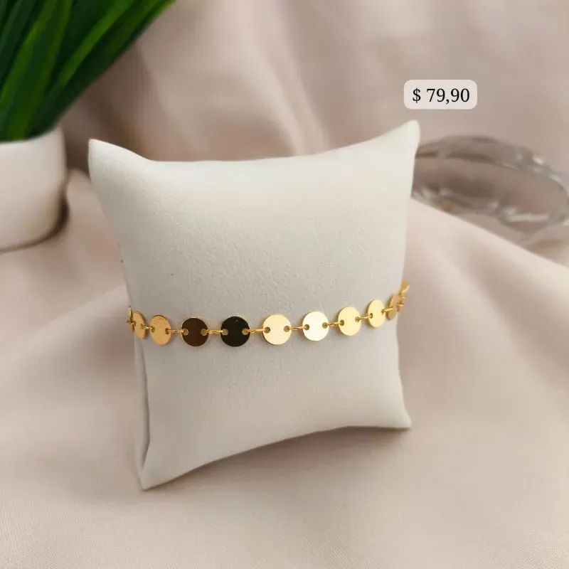 PULSEIRA EM PLACAS REDONDAS LISAS