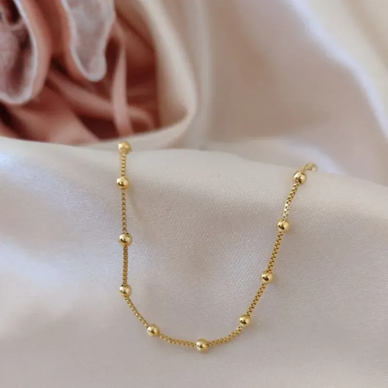 PULSEIRA RABO DE RATO COM MINI ESFERAS