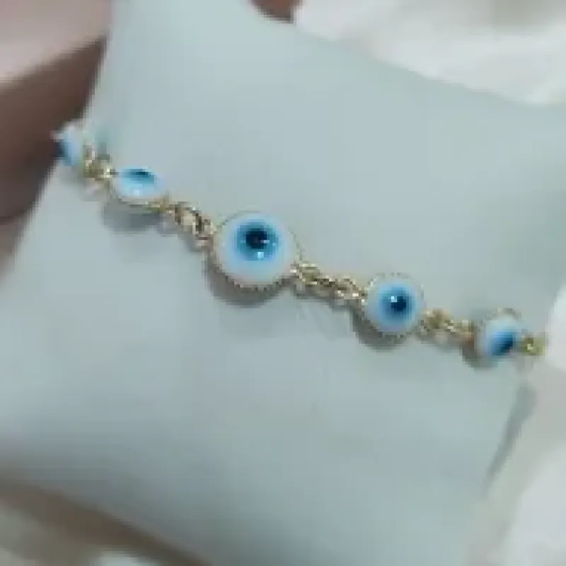 PULSEIRA REGULAVEL OLHO GREGO CLARO