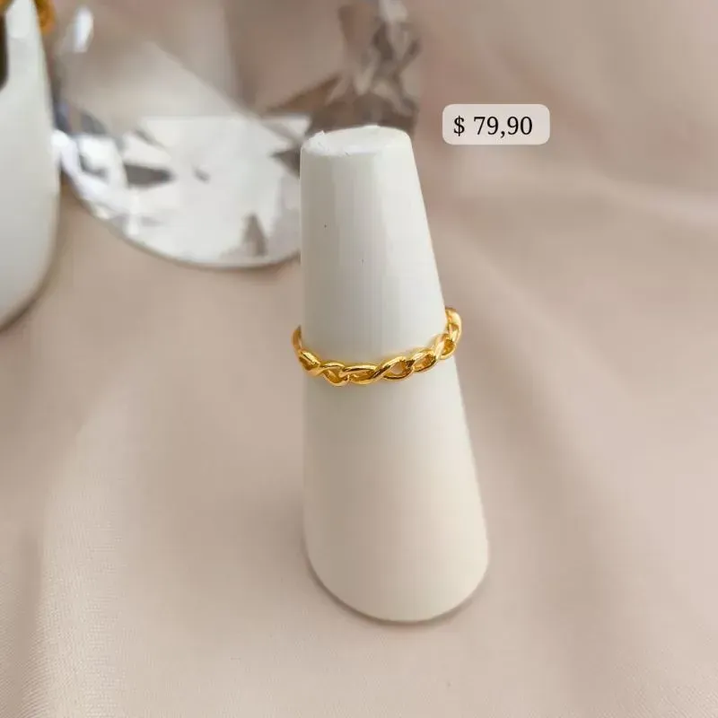 ANEL LISO COM 4 INFINITOS