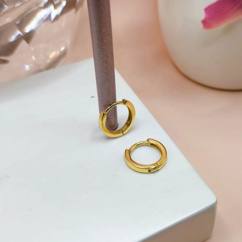 ARGOLA LISA QUADRICULADA TAMANHO P