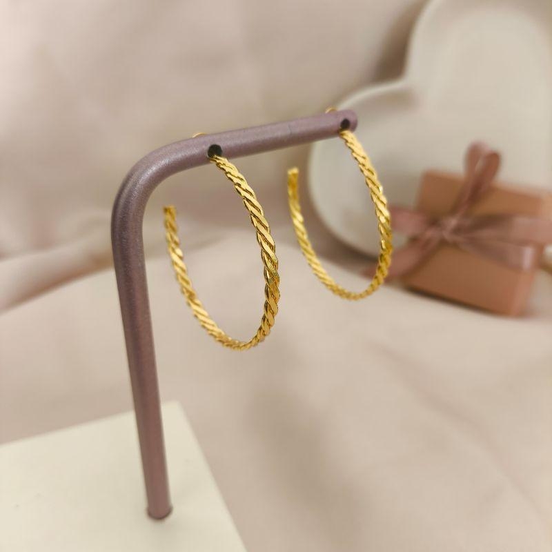 ARGOLA TRANÇADA NA DIAGONAL