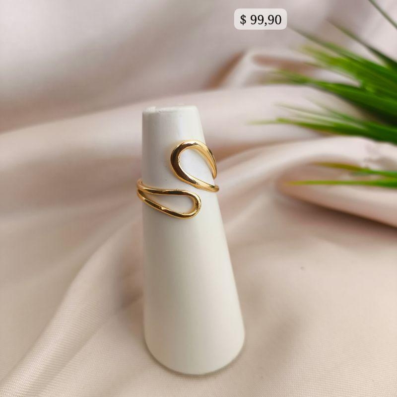 ANEL DUPLO REGULAVEL COM PONTAS ARREDONDADAS