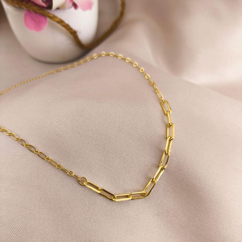 TORNOZELEIRA CARTIER ELO LARGO COM ELO CURTO