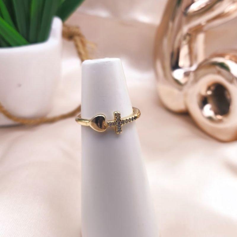 ANEL REGULAVEL ENCONTRO CUZ E CORAÇÃO