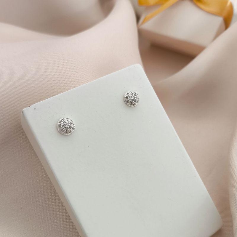 BRINCO REDONDO TODO CRAVEJADA EM MICRO ZIRCONIA