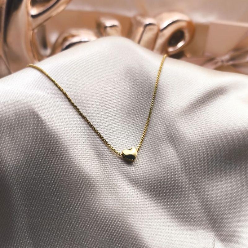 COLAR VENEZIANA COM 1 CORAÇÃO PASSADOR