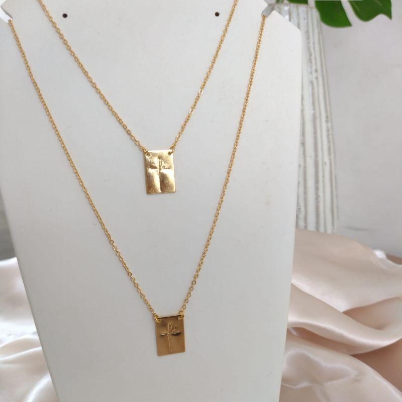 ESCAPULÁRIO ELO PORTUGUES PLACA FÉ