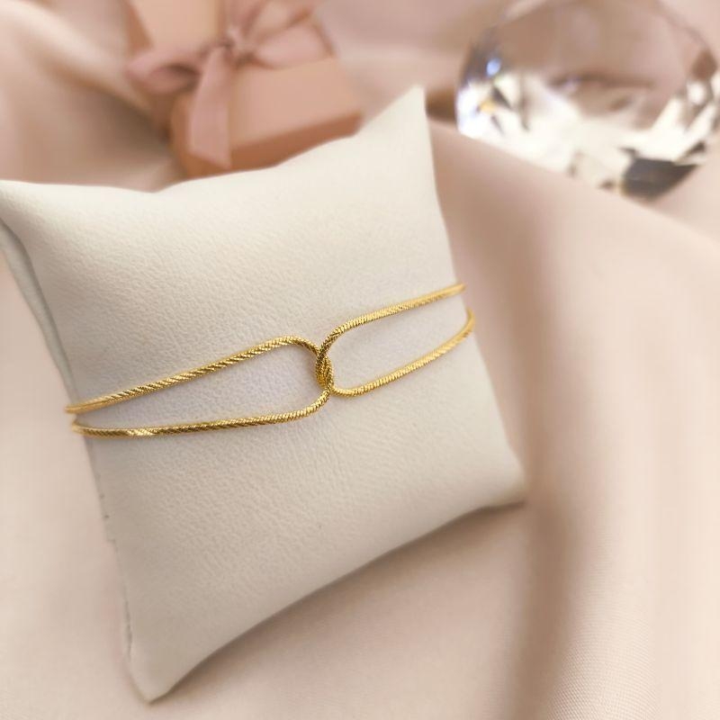 PULSEIRA  FIO QUADRICULADO UNIDOS FORMANDO O INFINITO