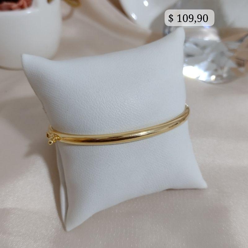 BRACELETE LISO COM TRAVA NA LATERAL