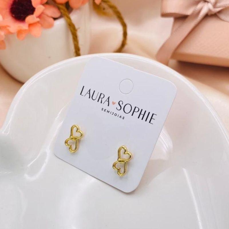 BRINCO COM 2 CORAÇÕES VAZADOS LISOS