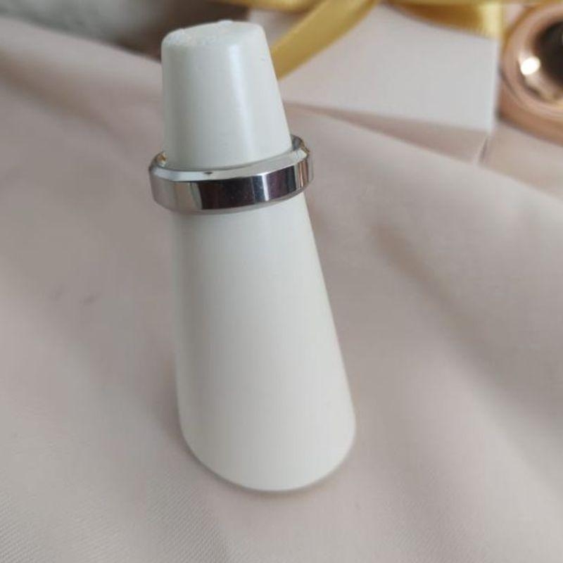 ALIANÇA TRADICIONAL CHANFRADA EM AÇO 6MM