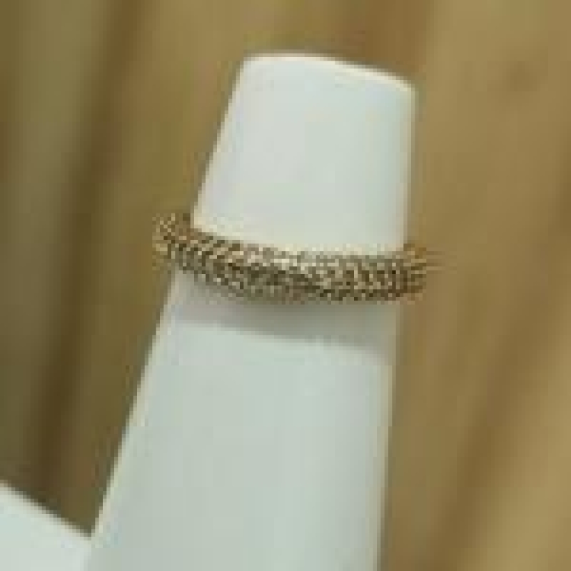 ANEL APARADOR METADE 3 FILAS DE ZIRCONIA