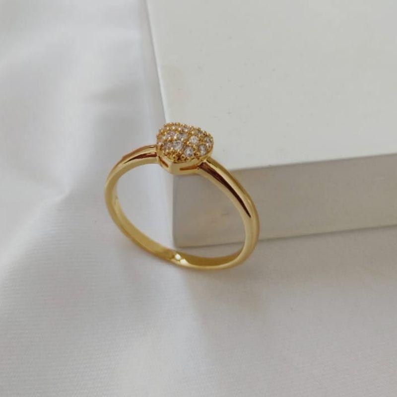 ANEL CHUVEIRINHO DE CORAÇÃO 8MM