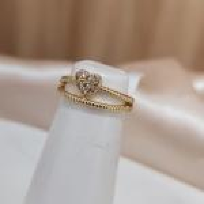 ANEL FALANGE 2 EM 1 CRAQUELADO COM CORAÇÃO ZIRCONIA