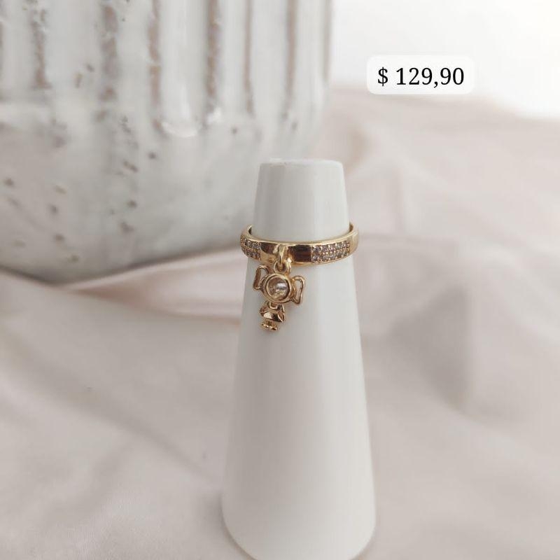 ANEL FILHA COM ZIRCONIA CRAVEJADO