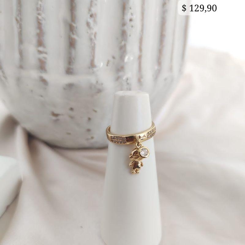 ANEL FILHO COM ZIRCONIA CRAVEJADO