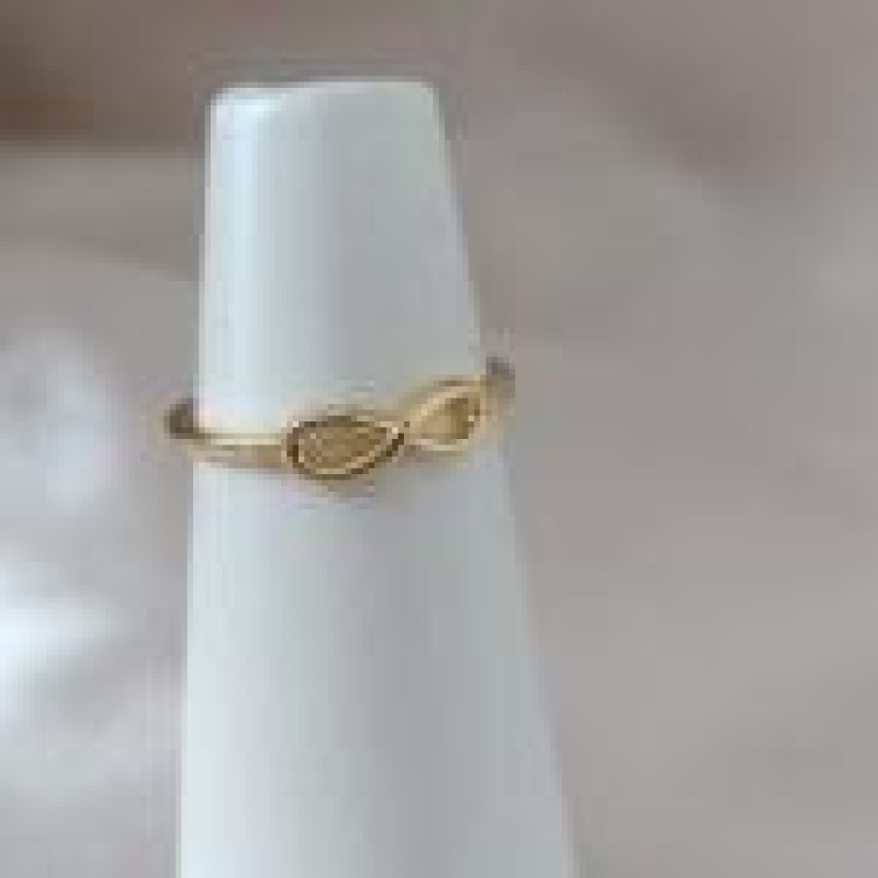 ANEL INFINITO VAZADO LISO