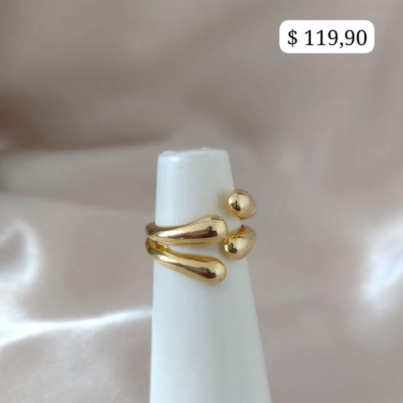 ANEL REGULAVEL ENCONTRO LISO BOLEADO