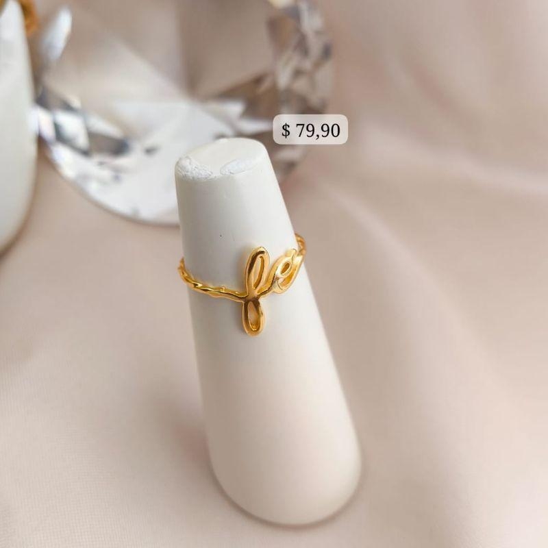 ANEL TORCIDO COM NOME FE