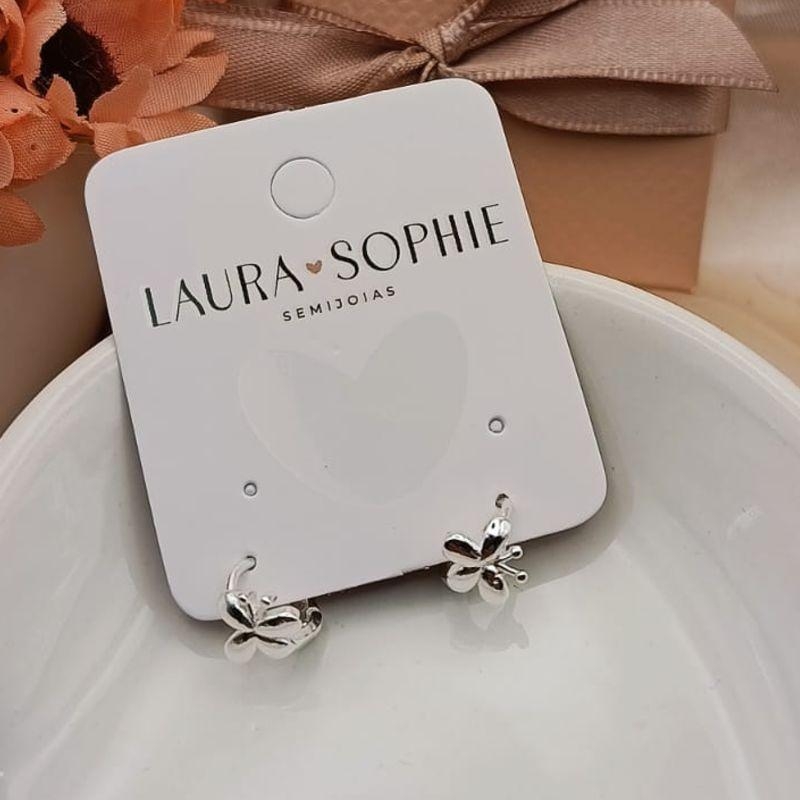 ARGOLA COM BORBOLETA LISA