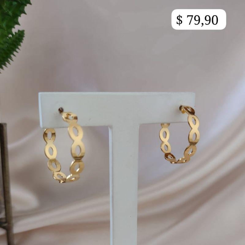 BRINCO ARGOLA COM ELOS 27MM