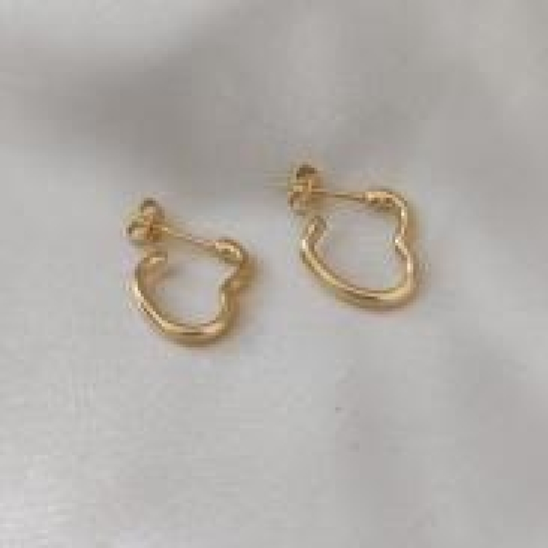 BRINCO ARGOLA CORAÇÃO FINO ARREDONDADA 12MM