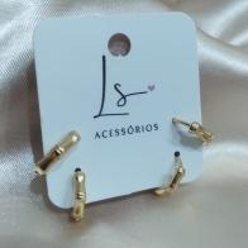 BRINCO ARGOLA DUPLA ESTILO JUNTA