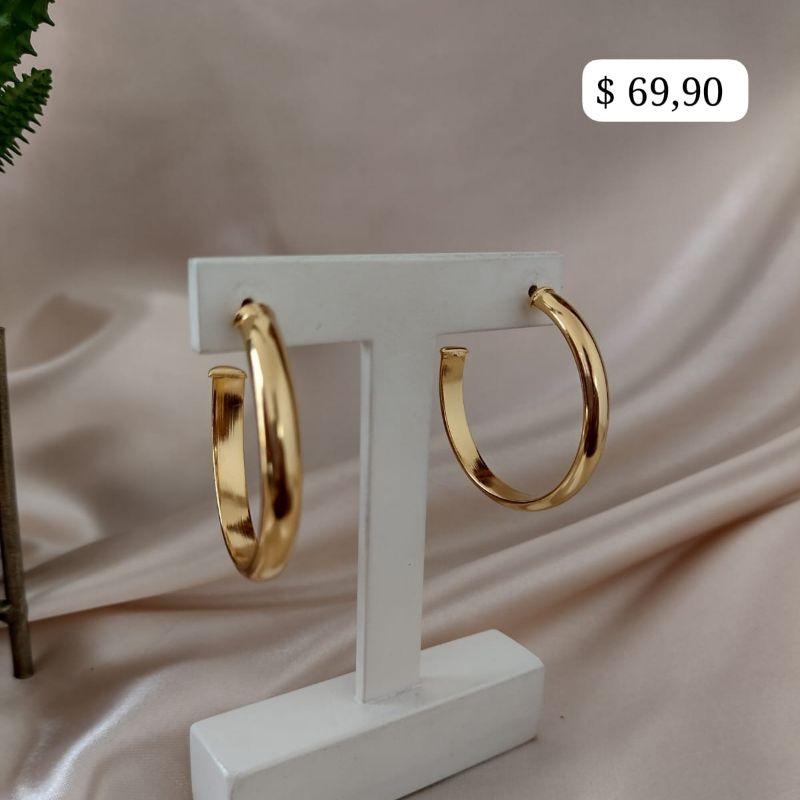 BRINCO ARGOLA ESPESSURA 5MM TAMANHO 39MM