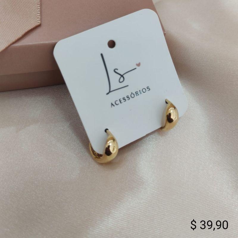 BRINCO ARGOLA LISA GORDINHA