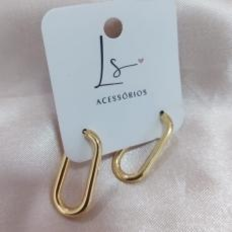 BRINCO ARGOLA OVAL LISA