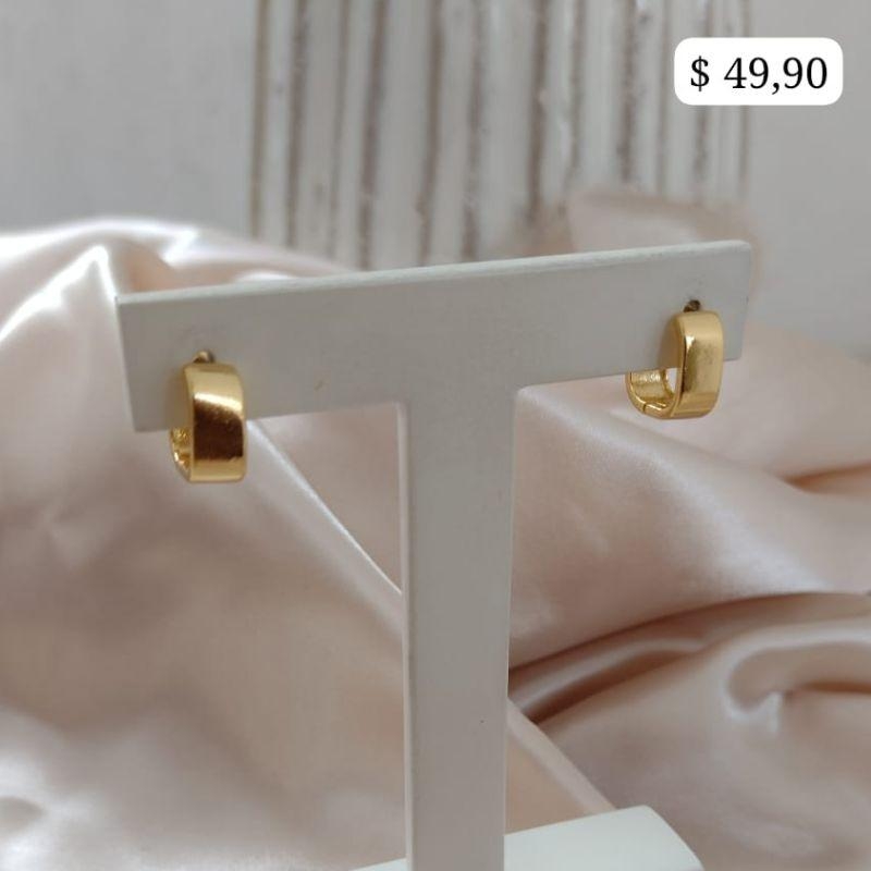 BRINCO ARGOLA QUADRADA 12MM