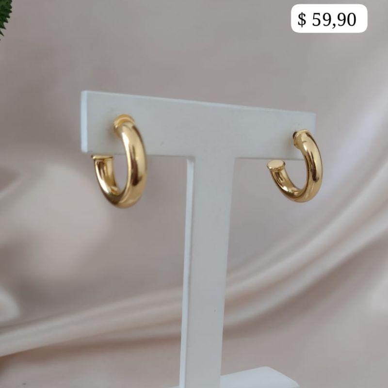 BRINCO ARGOLA TUDO LISA 18MM