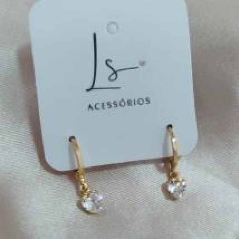 BRINCO ARTICULADOR PEDRA CORAÇÃO ZIRCONIA 5MM