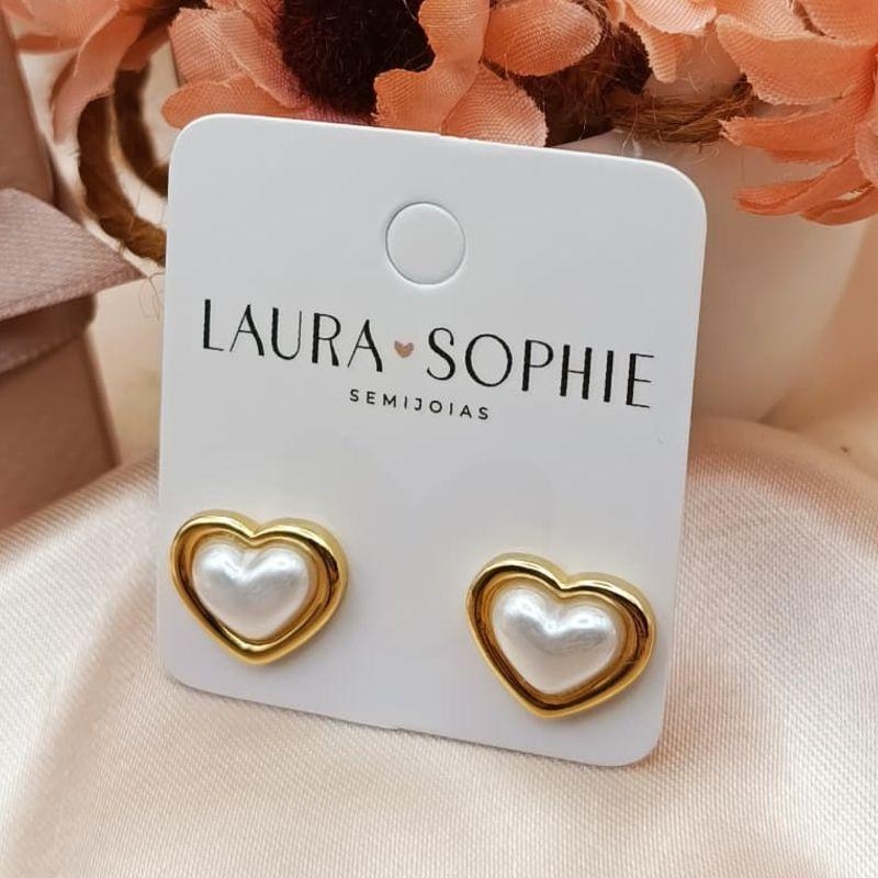 BRINCO CORAÇÃO COM PEROLA