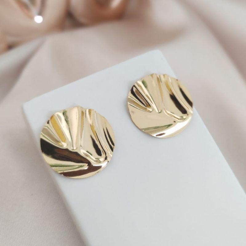 BRINCO ORGÂNICO PLACA REDONDA LISA 22MM