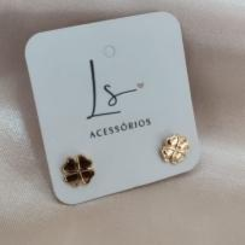 BRINCO TREVO DE 4 FOLHAS