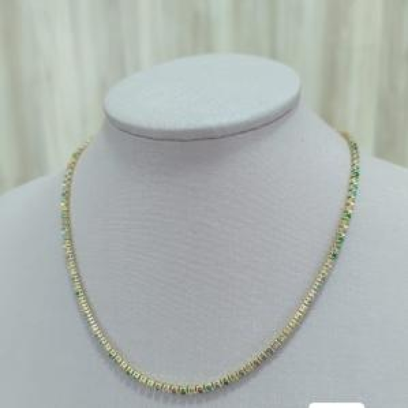 CHOKER RIVIEIRA FINA COLORIDA ZIRCONIA