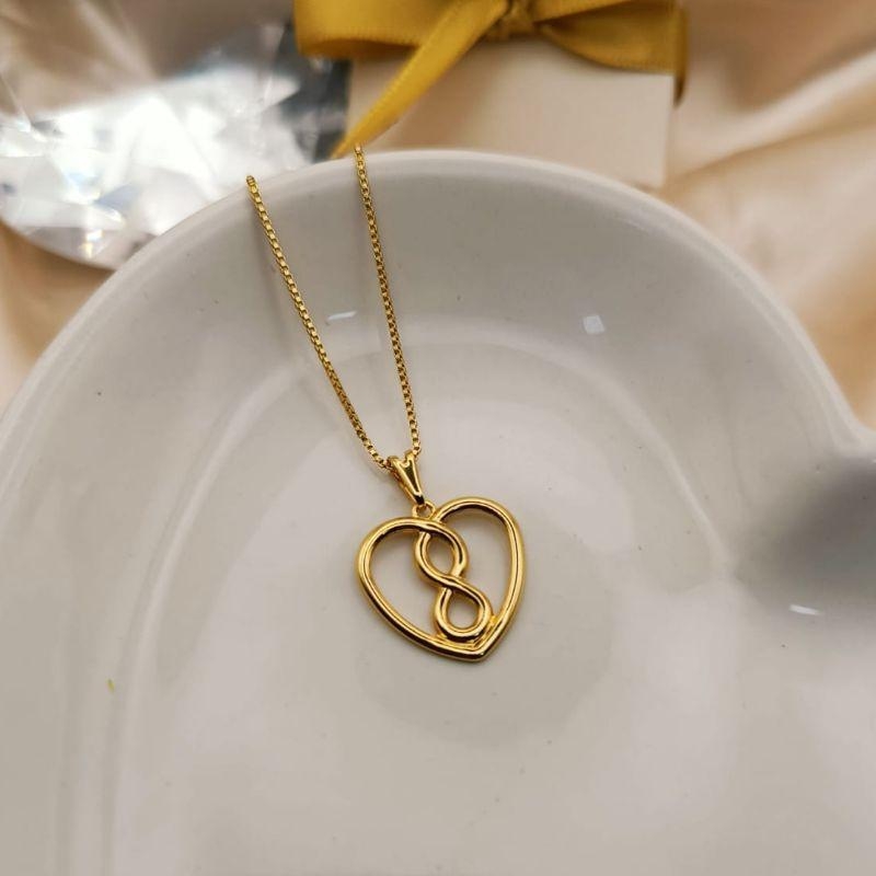 COALR COM CORAÇÃO LISO E INFINITO NO MEIO