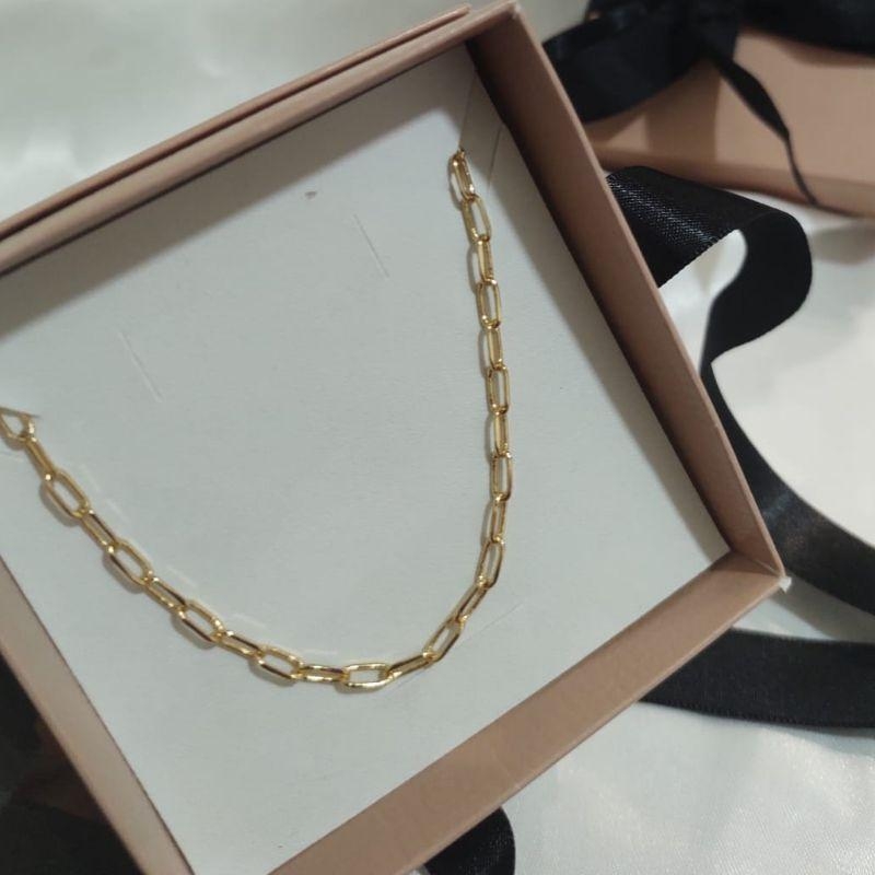 CORRENTE INFANTIL MASCULINA CARTIER FECHO GAVETA