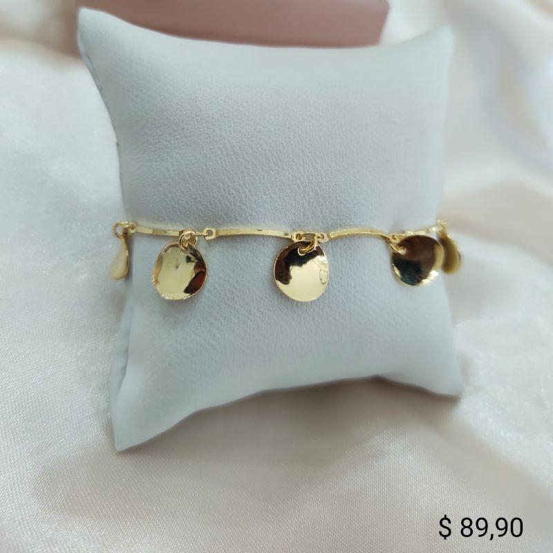 PULSEIRA AROS COM PLACAS REDONDAS