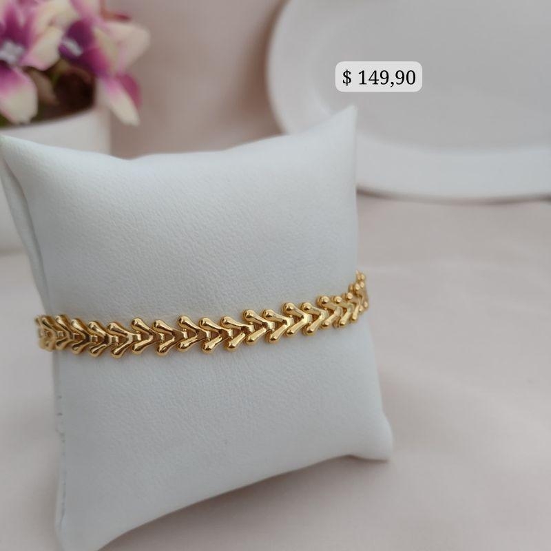 PULSEIRA COM FORMA DE V LATERAIS TODOS INTERTRADOS