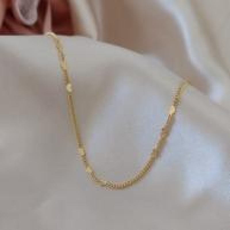 PULSEIRA ELO GROUMET COM  MINI PLACAS DE CORAÇÃO 