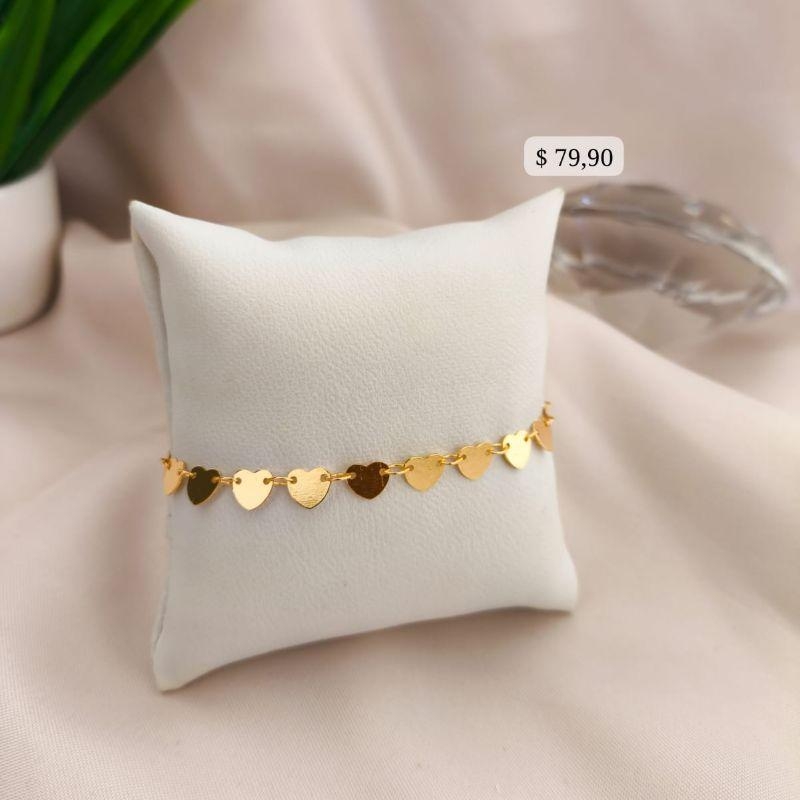 PULSEIRA EM PLACAS DE CORAÇÃO LISAS