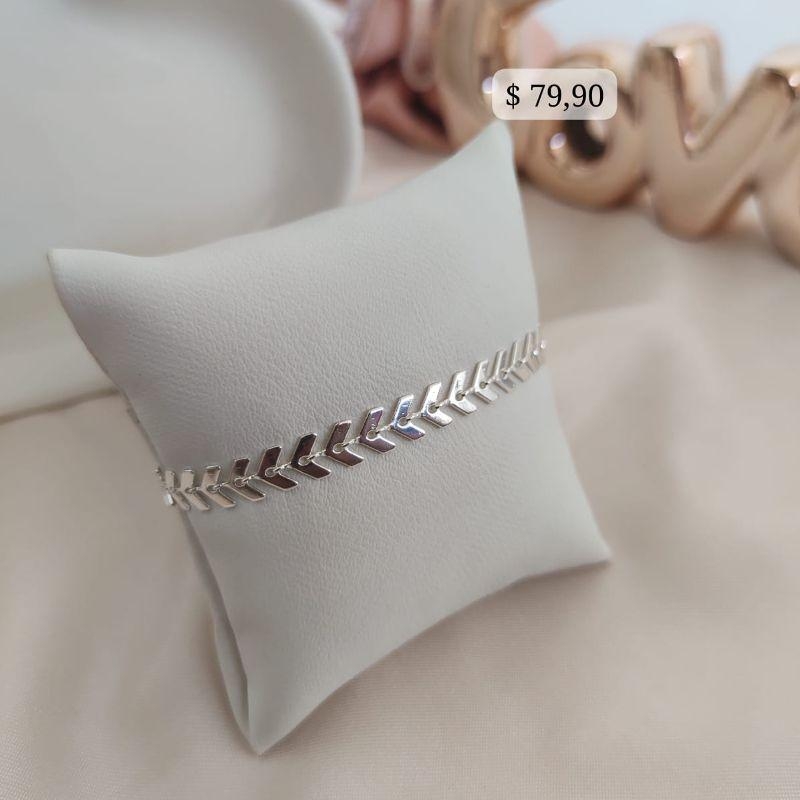 PULSEIRA FOLHAGEM B. PRATA 925