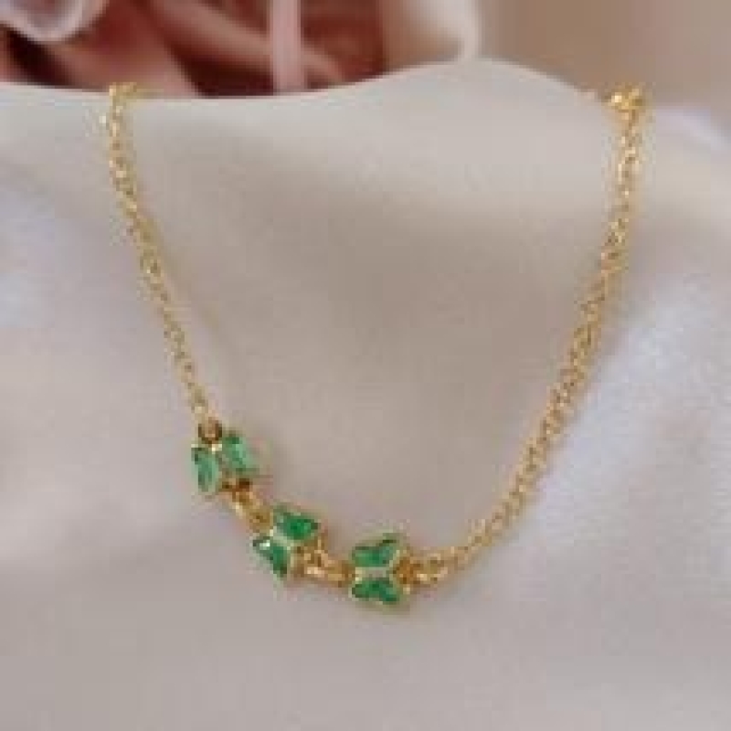 PULSEIRA INFANTIL ELO PORTUGUES COM 3 BORBOLETAS VERDE